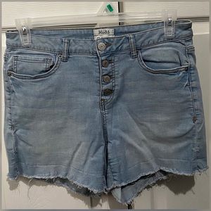 Mudd Light-wash Jean Shorts